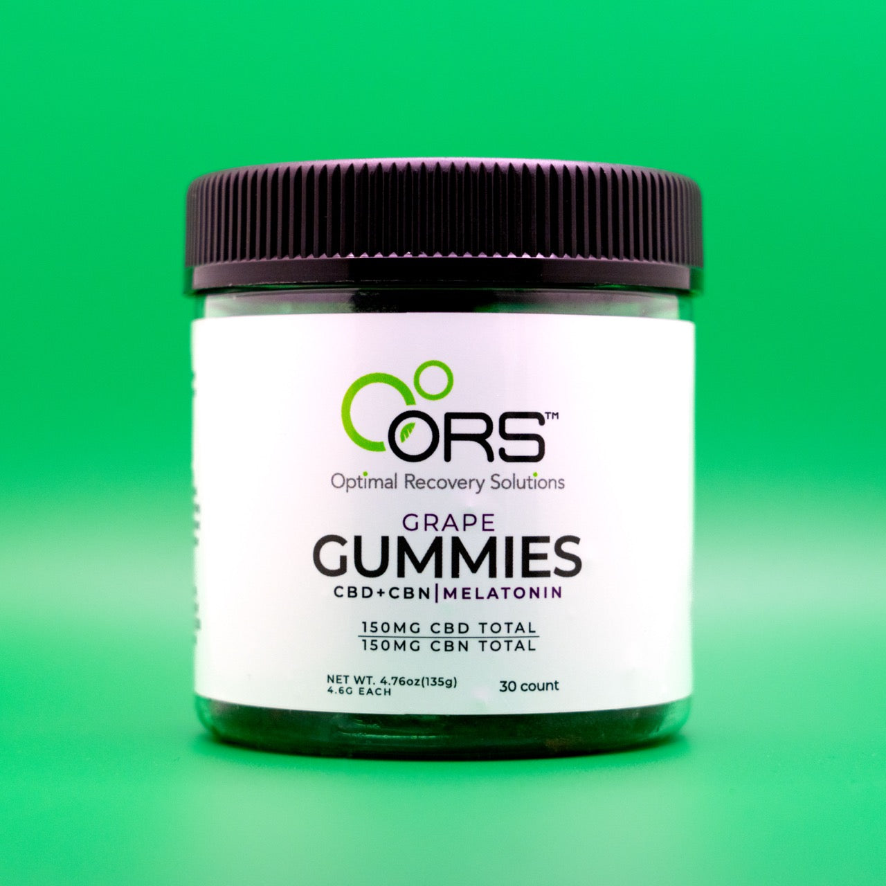ORS Premium CBD Anti-Anxiety Gummies 25mg D8/gummy