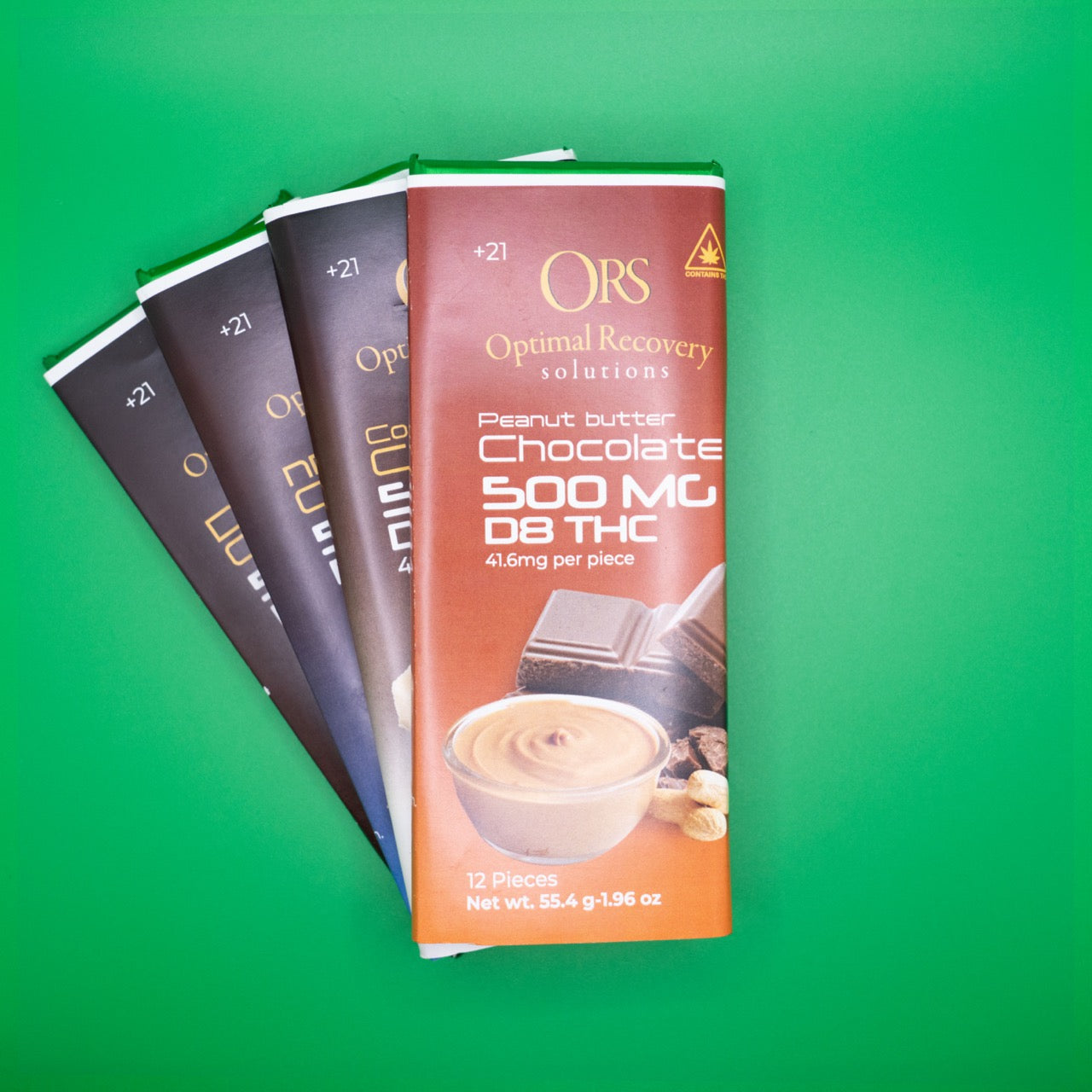 ORS Chocolate Bars Peanut Butter - 500mg Delta-8