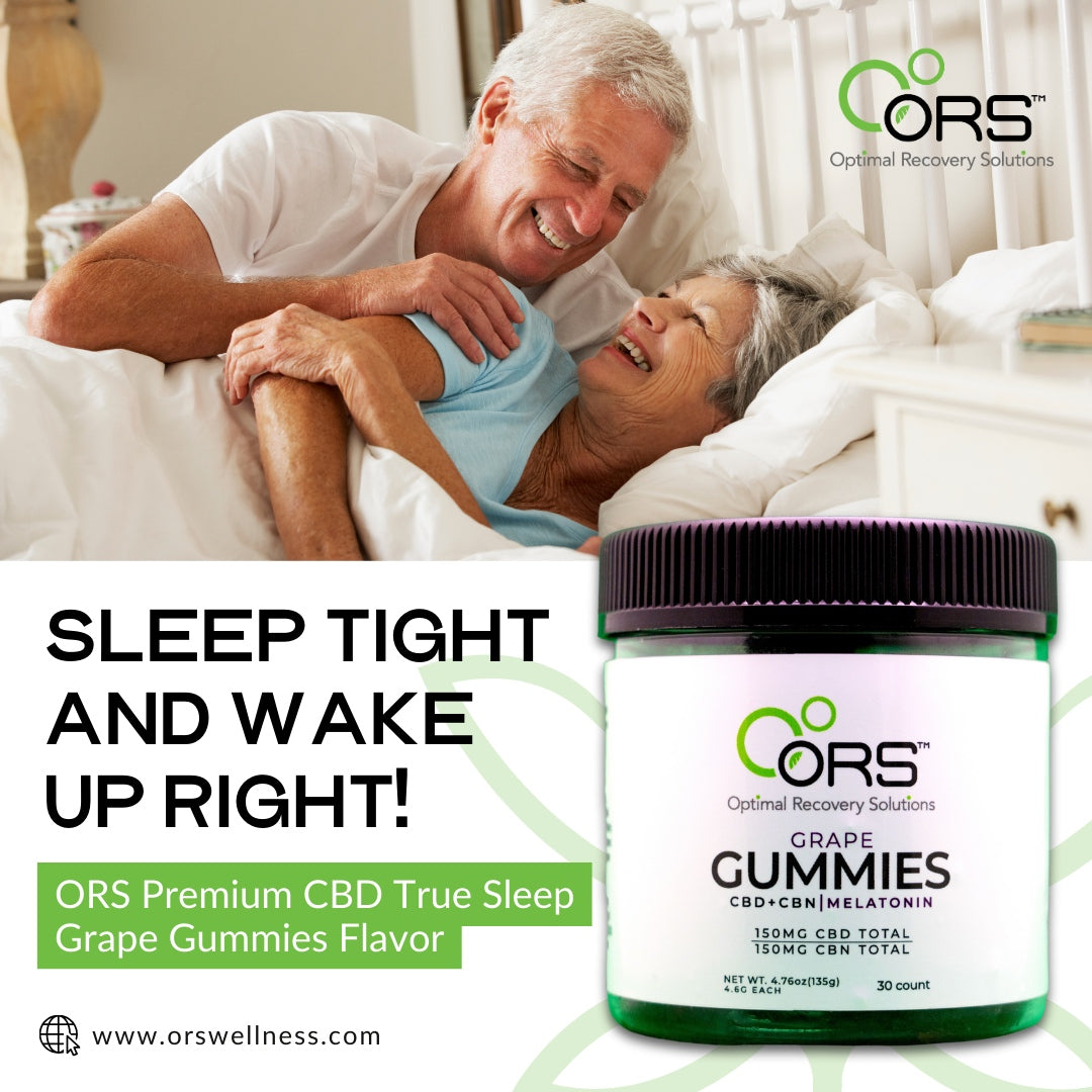 ORS Premium CBD True Sleep Gummies Elderberry Flavor