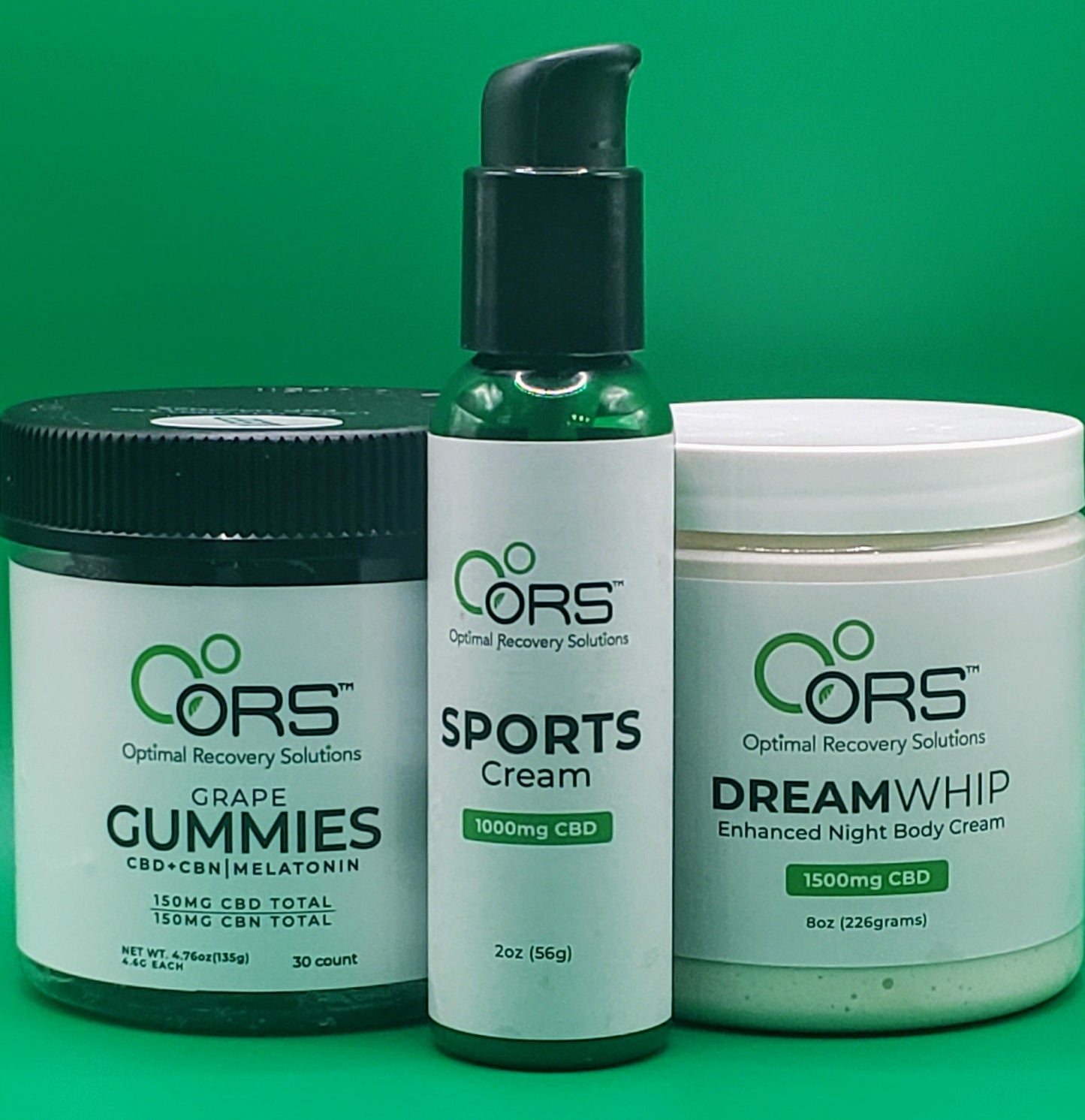 Bundle - Sleep Gummies, Sports Pain Cream, Dream Whip