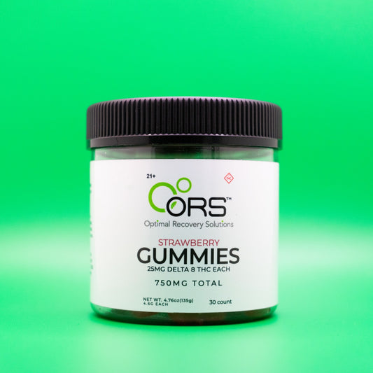 ORS Premium CBD Anti-Anxiety Gummies 25mg D8/gummy